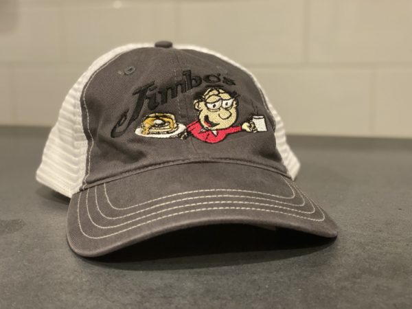 Jimbos grey adjustable baseball cap